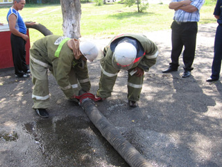 В Хакасии выбрали лучших пожарных добровольцев